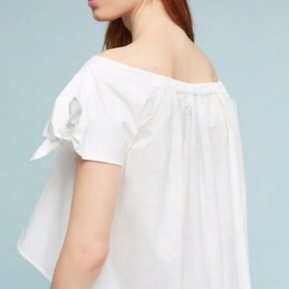 Anthropolgie Corey Lynn Calter White Poplin Top - Picture 3 of 8